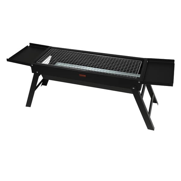 VEVOR 23" Portable Grill Charcoal Flat Top Propane Compact Foldable